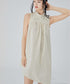 Dot Jacquard Asymmetric Dress